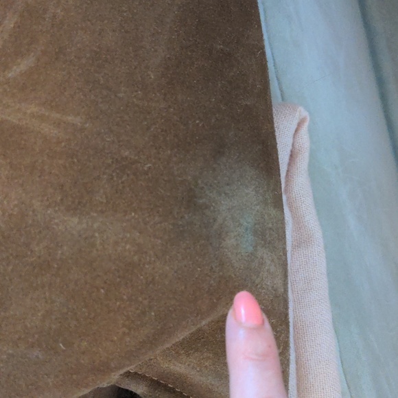 prune argentina brown suede purse With Dust Bag - Picture 4 of 16